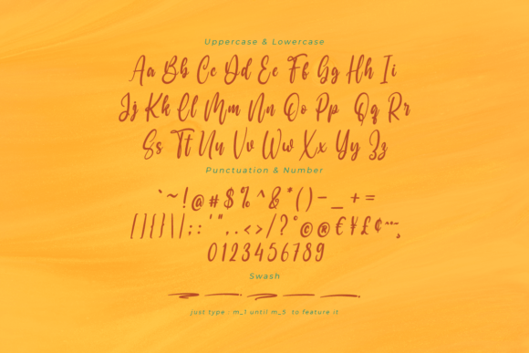 Lariatta Font PNG with transparent background - Preview 2