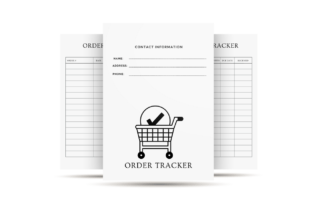 Order Tracker - KDP Interior Graphic by Jane Minner · Creative Fabrica