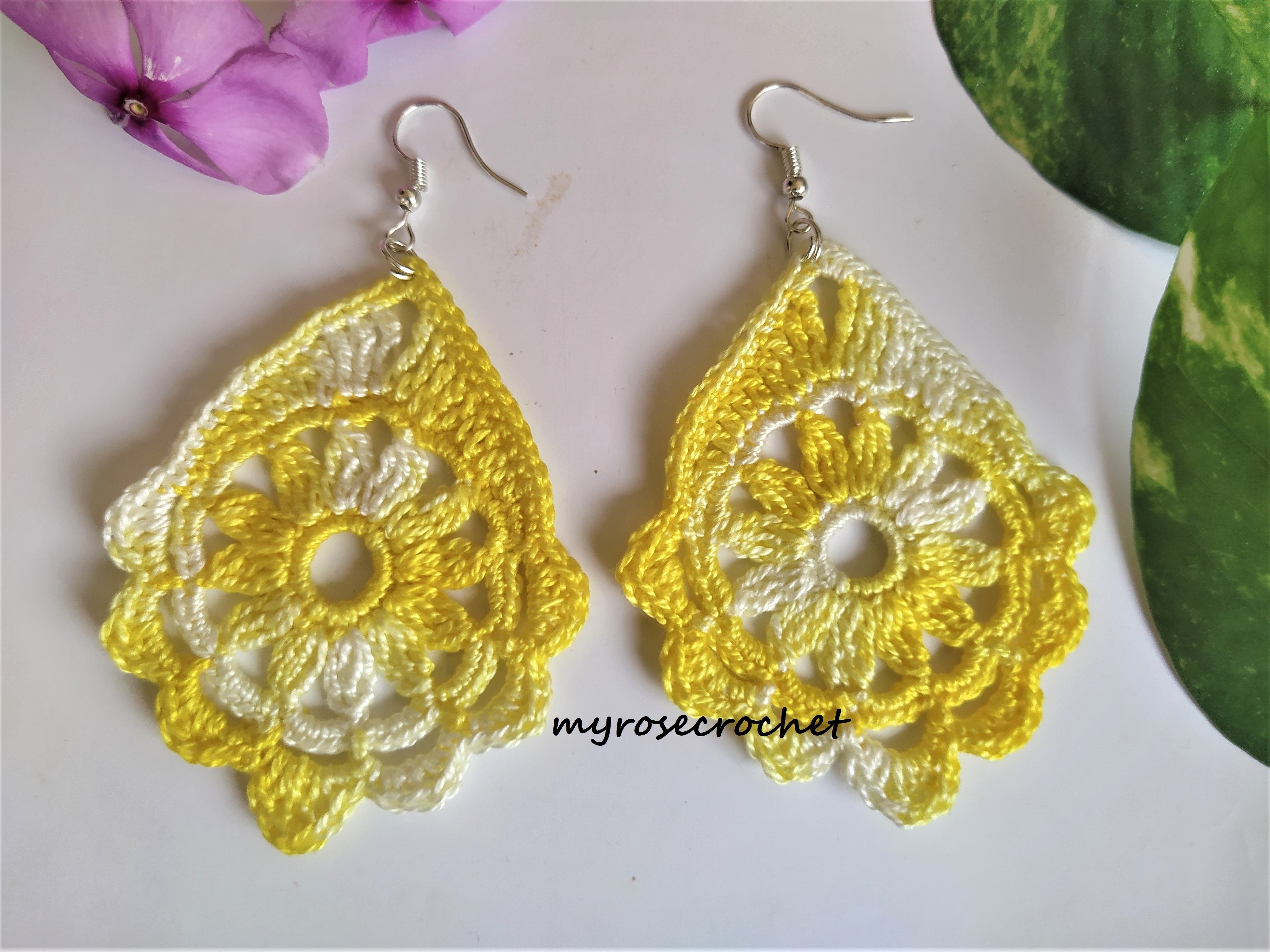 Padma(Lotus) Earrings Pattern