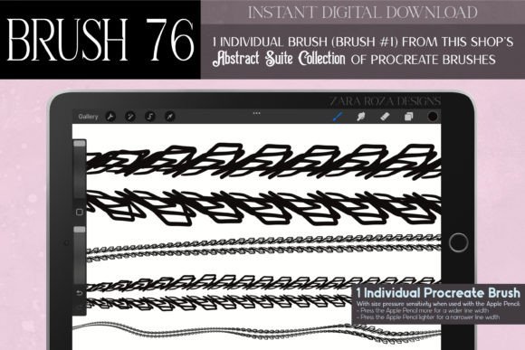 Procreate Brush #76 – Abstract Suite
