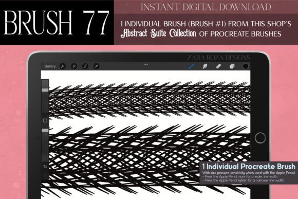 Procreate Brush #77 – Abstract Suite