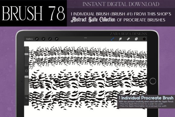 Procreate Brush #78 – Abstract Suite