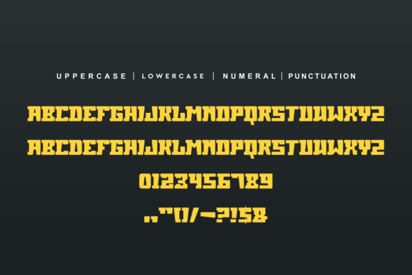 Rinogik Font font preview - 3