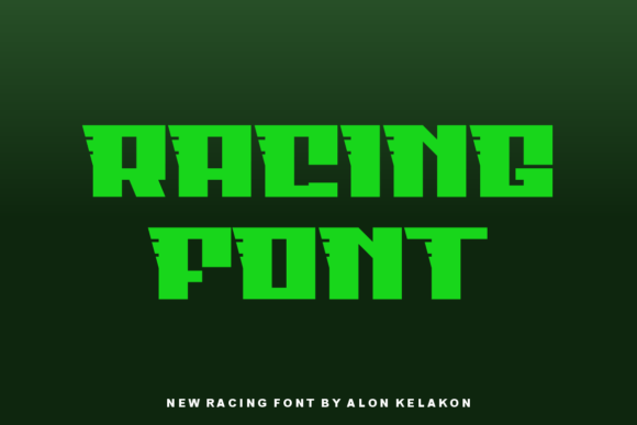 Runer Speedy Font PNG with transparent background - Preview 1