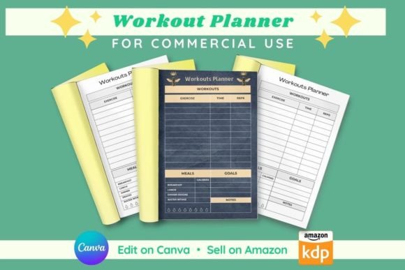 Workout Planner Canva
