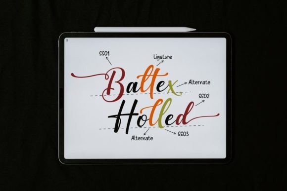 Baltex Holled Font - Preview 1