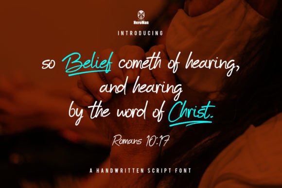 Belief Font PNG with transparent background - Preview 3