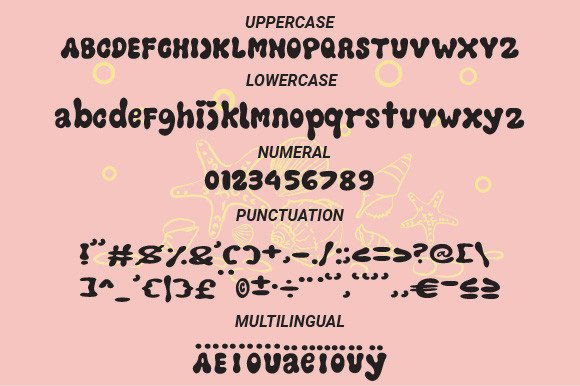 Bless Kids Font PNG with transparent background - Preview 1