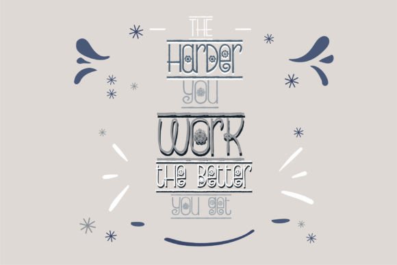 Bloomborder Font - Preview 2