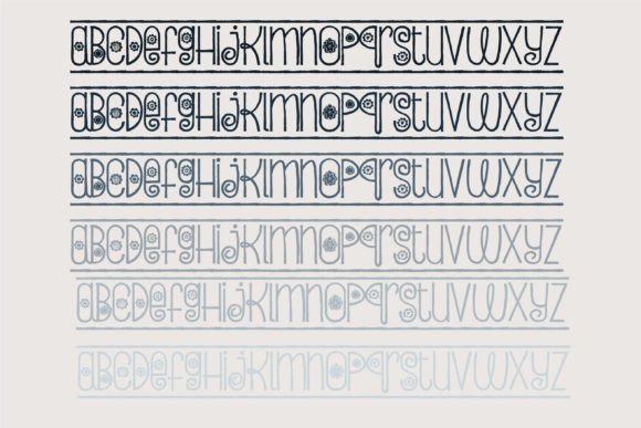 Bloomborder Font - Preview 4