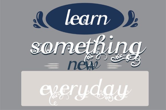 Blooming Blizzard Font - Preview 5