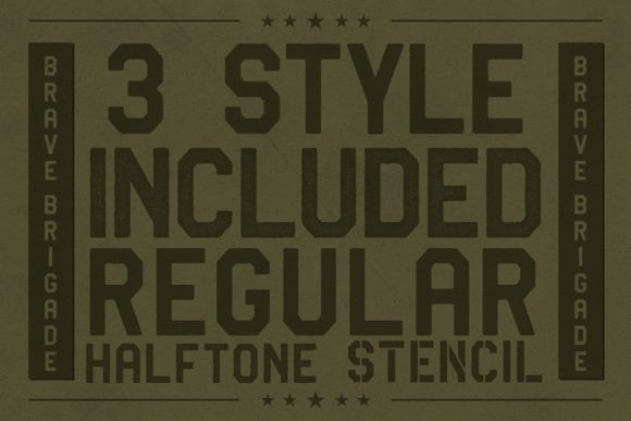 Brave Brigade Font - Preview 1