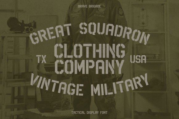 Brave Brigade Font - Preview 2