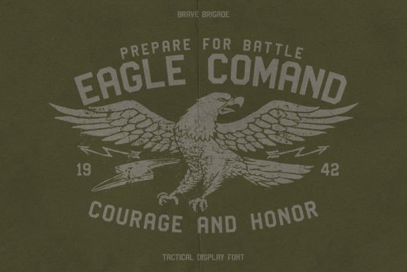 Brave Brigade Font - Preview 3
