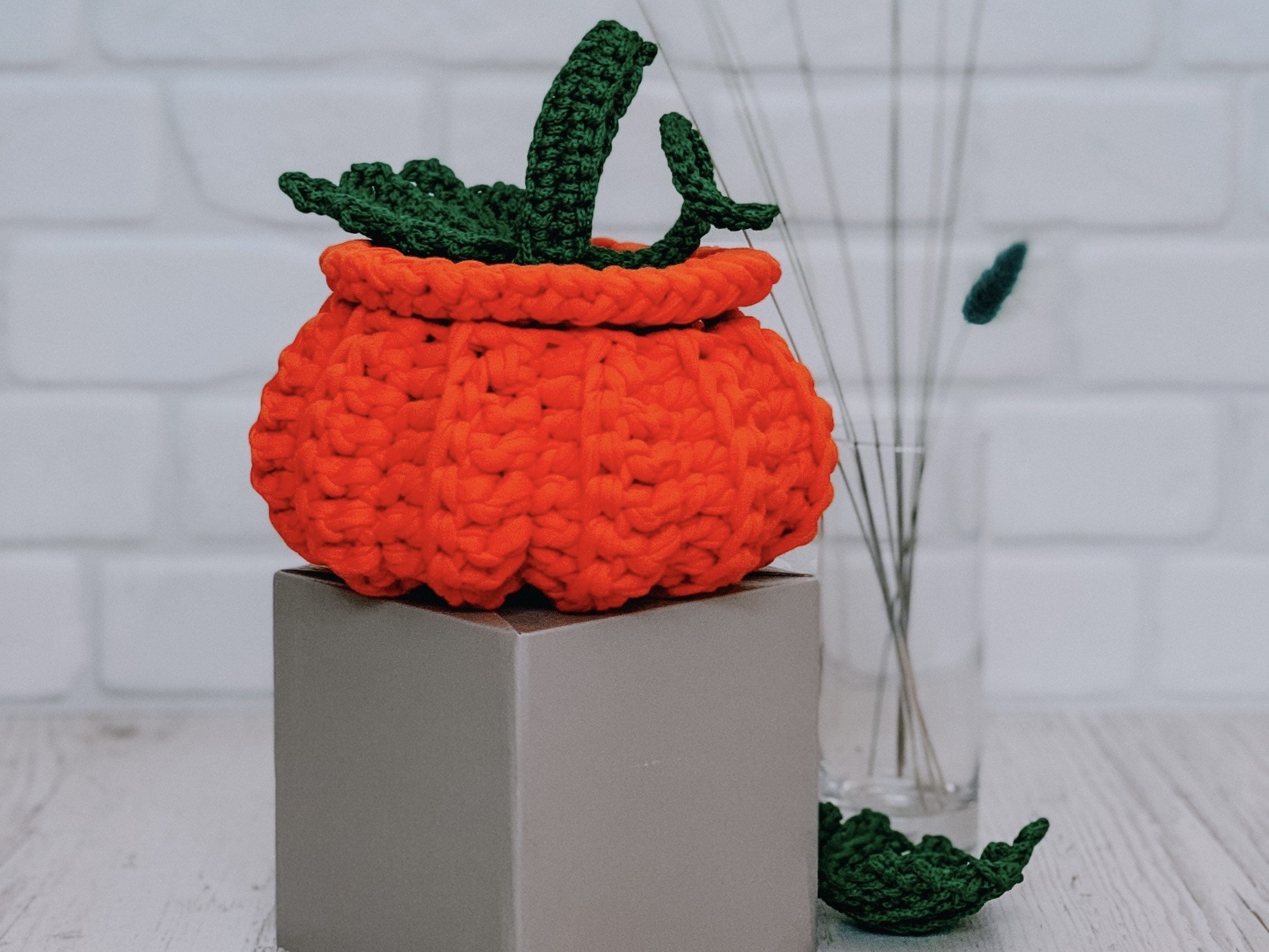 Crochet Basket Pumpkin Halloween PDF