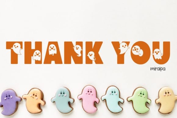 Cute Ghost Font - Preview 5