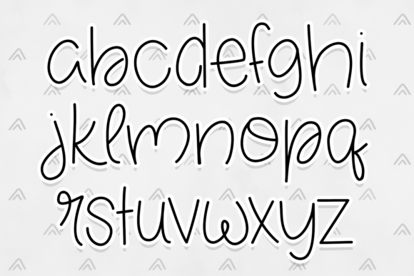 Girlfriend Material Font PNG with transparent background - Preview 4