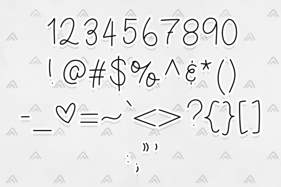 Girlfriend Material Font PNG with transparent background - Preview 5