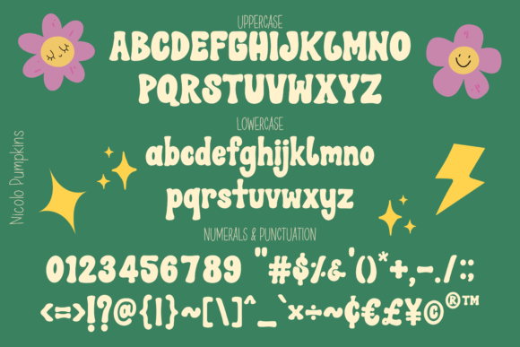 Groovy Retro Font - Preview 1