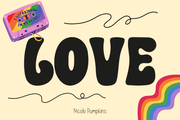 Groovy Retro Font - Preview 3