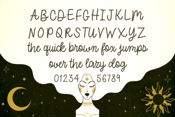 Halloween Horoscope Font - Preview 1