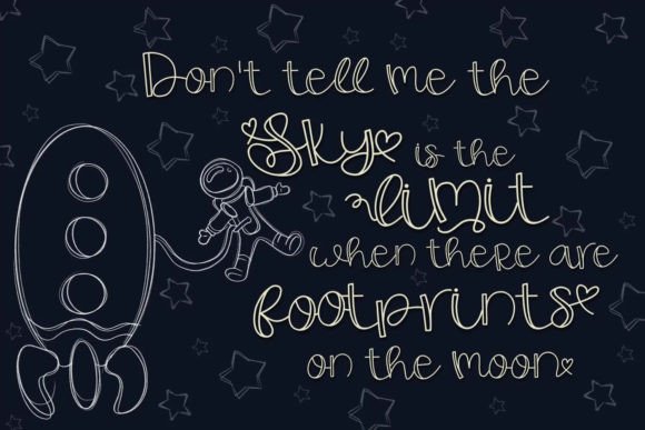 Moonship Font PNG with transparent background - Preview 1
