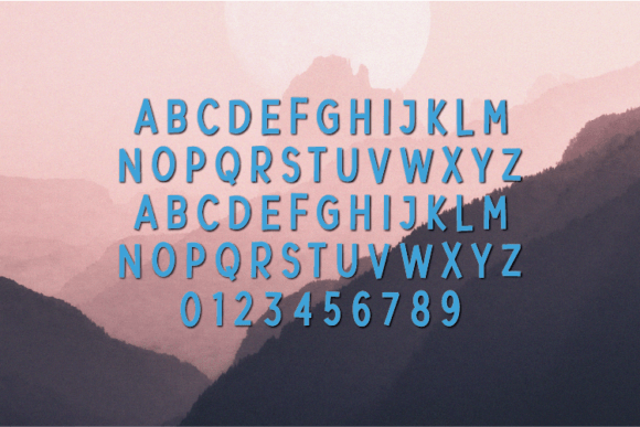 Natured Font PNG with transparent background - Preview 1