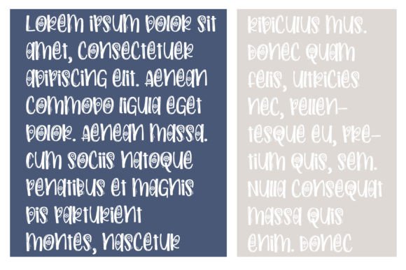 Pocketful of Posies Font PNG with transparent background - Preview 3