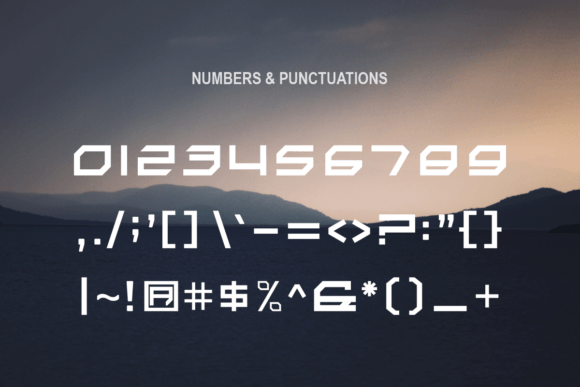 Progbe Font PNG with transparent background - Preview 3