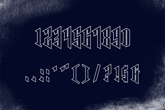 Qotjeline Font PNG with transparent background - Preview 1