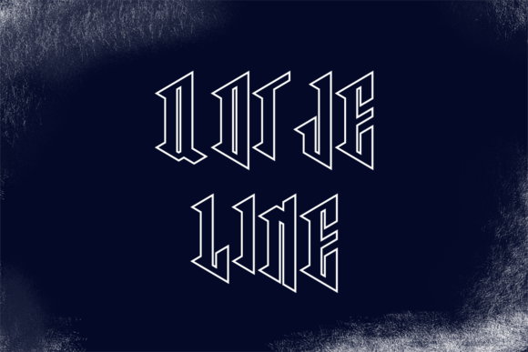 Qotjeline Font PNG with transparent background - Preview 2