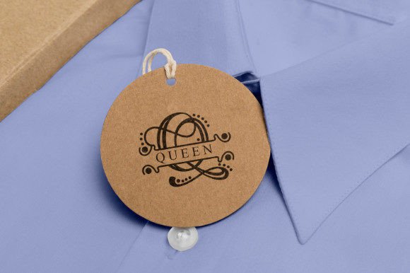 Retro Round Monogram Font PNG with transparent background - Preview 2