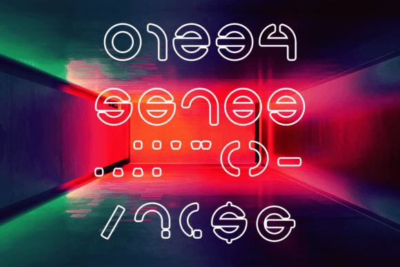 Ringlifeline Font PNG with transparent background - Preview 1