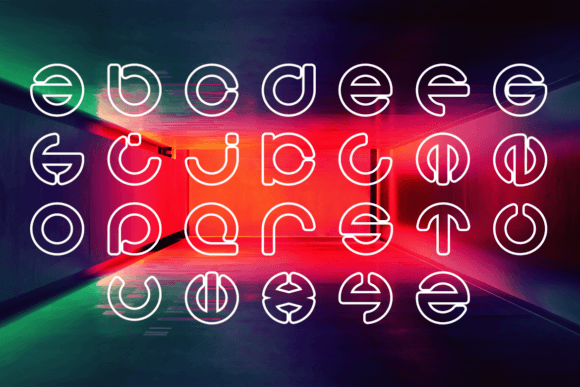 Ringlifeline Font PNG with transparent background - Preview 2