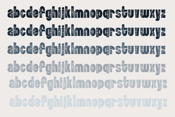 Simple Spring Font PNG with transparent background - Preview 4