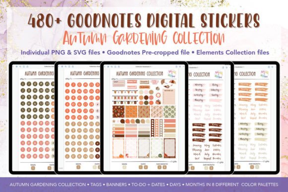 Autumn Digital Planner Stickers Bundle