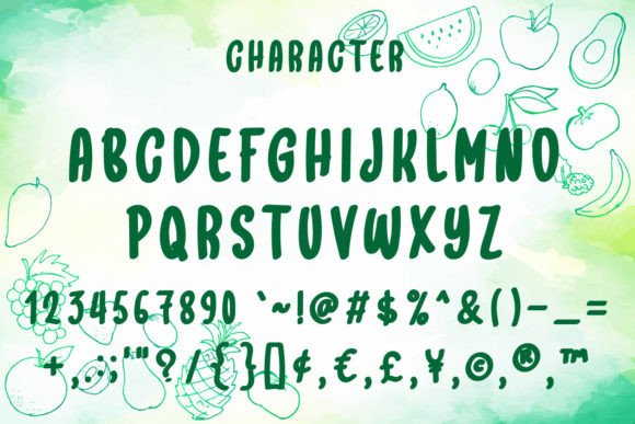 Avocado Lime Font - Preview 3
