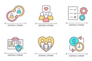 Business Ethics Svg Color Icons Set Graphic by IMG visuals icons ...