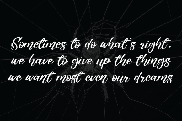 Ghost Spider Font PNG with transparent background - Preview 2