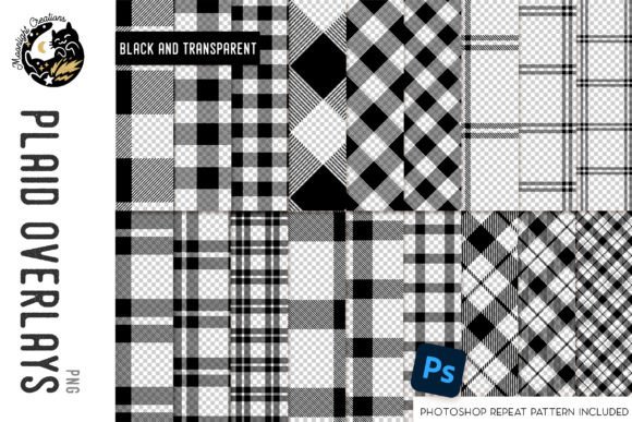 Gingham Overlays, PNG Seamless Patterns