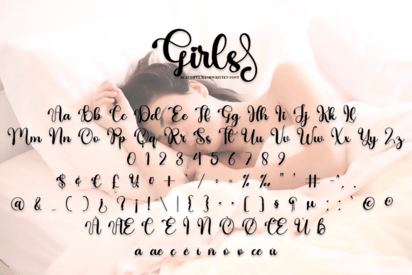 Girls Font - Preview 5