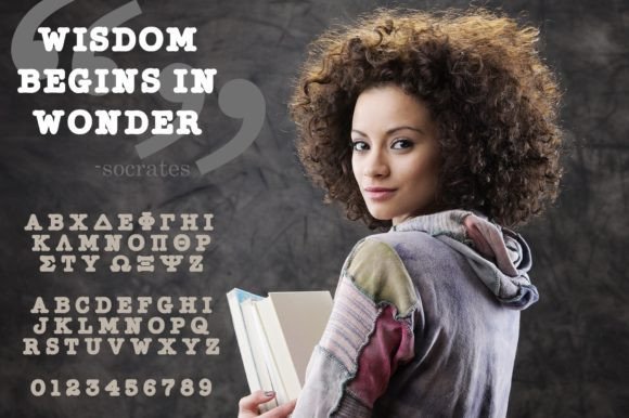 Greek Writer Font - Preview 2