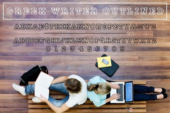 Greek Writer Font - Preview 3