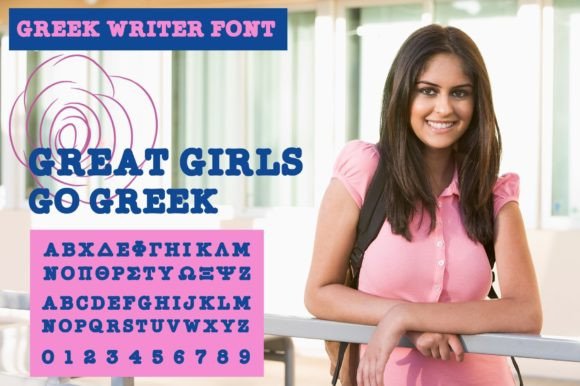 Greek Writer Font - Preview 4