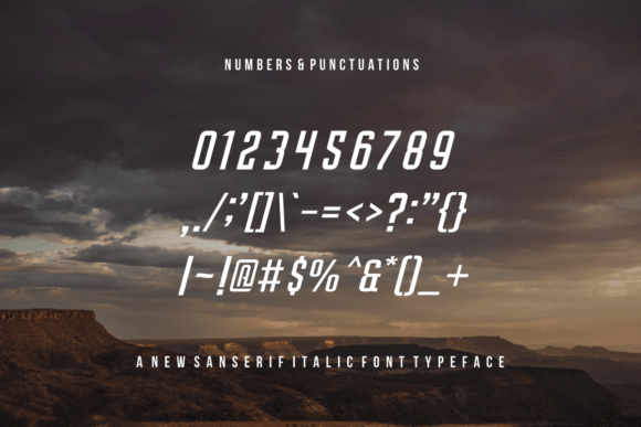 Marwinto Italic Font PNG with transparent background - Preview 3