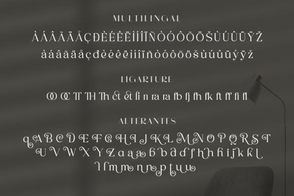 Merilia Font PNG with transparent background - Preview 2