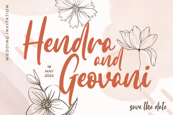 Nicola Gibson Font PNG with transparent background - Preview 2