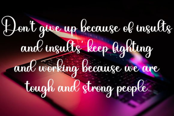 Radish Font PNG with transparent background - Preview 3