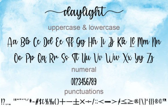 Daylight Font - Preview 3