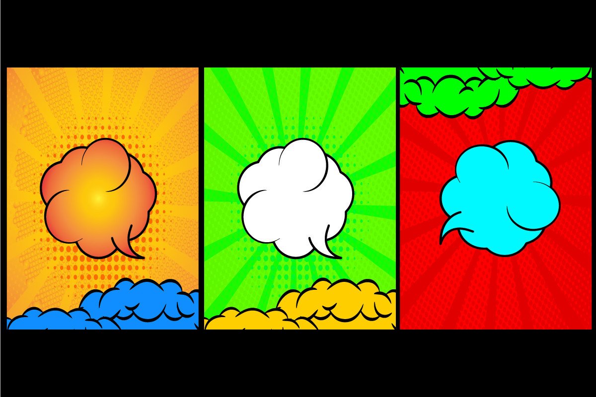 A4 Size Pop Art Comic Book Cover Design Graphic by TrueVector ...
